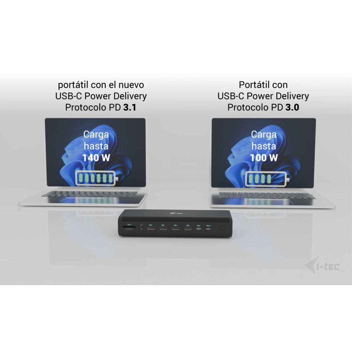 Notebookstativ i-Tec CA6MONITORDOCKPD
